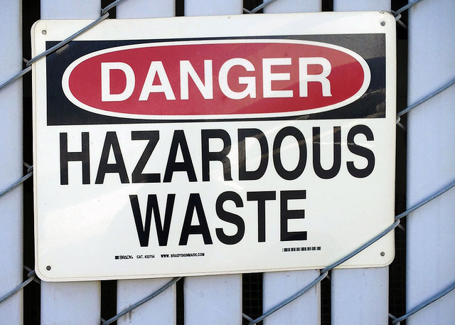 hazardous waste sign