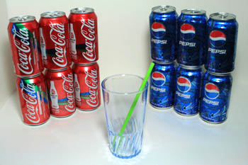 Coke vs. Pepsi taste test