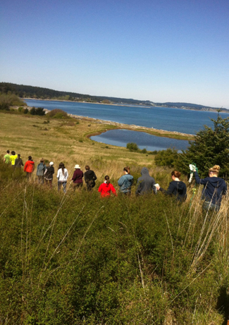 Western Students on San Juan Island