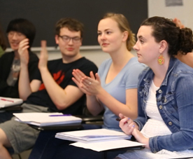 Math 302 Students Clapping