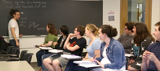 Math 302 students 'getting hands dirty', experimenting with new concepts