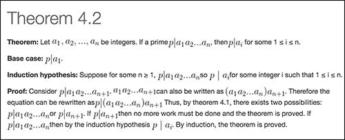 Math 302 students refine theorems and share with the class via the course wiki