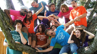 Deb Currier teaching a group of students