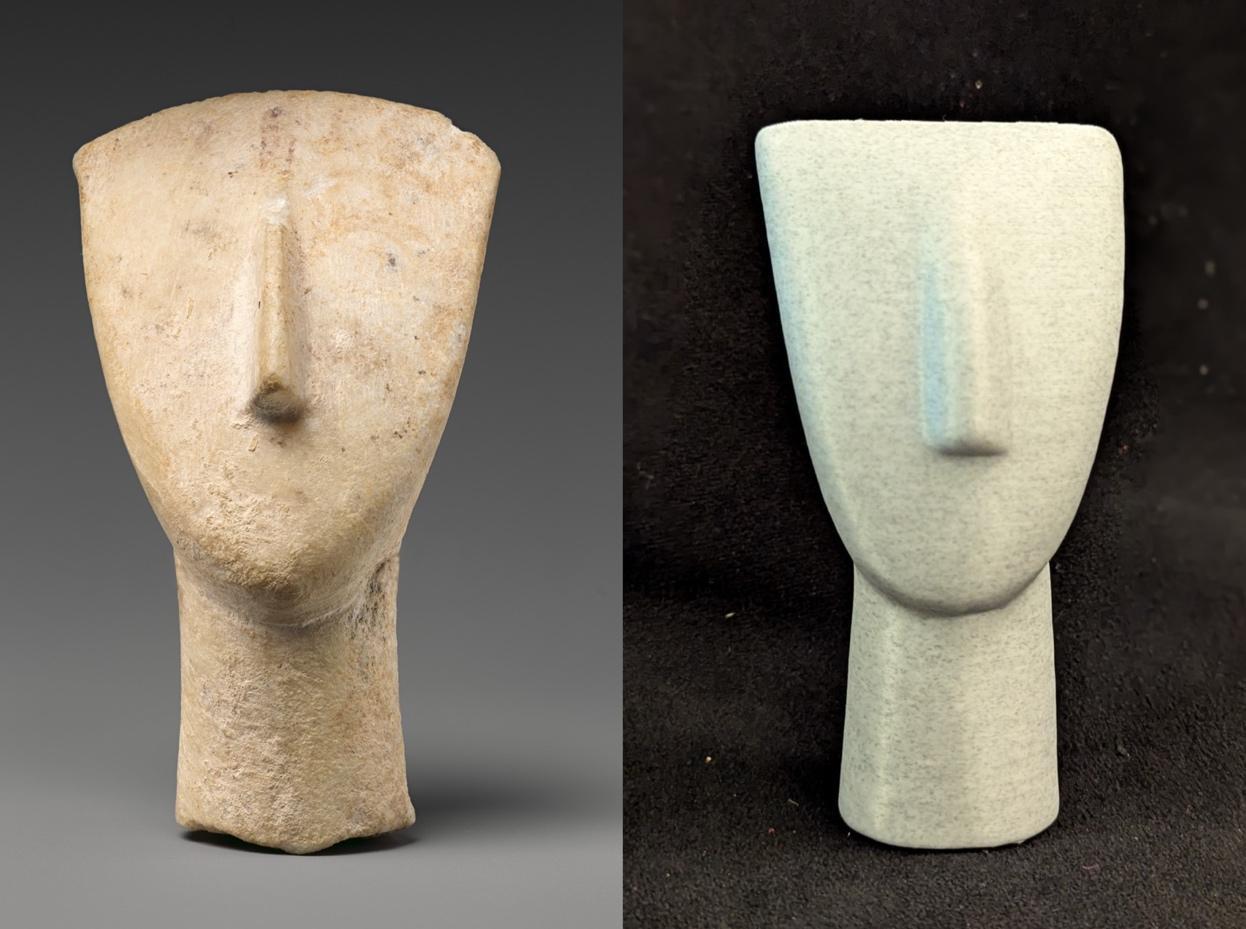 Figure 2. Athenian Tetradrachm and 3D Print